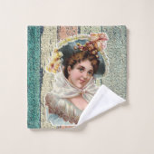 Viktorianisches Badezimmer Handtuchhalter Set (Waschlappen)