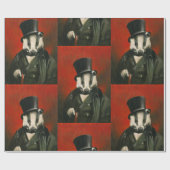 Viktorianisches Badingpapier Geschenkpapier (Flach)