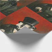 Viktorianisches Badingpapier Geschenkpapier (Ecke)