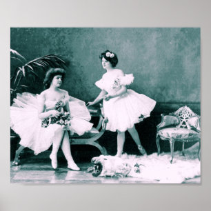 Viktorianisches Ballett-Plakat Poster