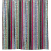 Viktorianisches Band-mehrfarbiger Duschvorhang (Vorderseite)