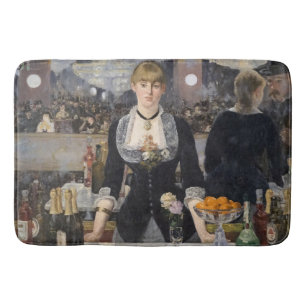 Viktorianisches Barmaid-Mädchen in Folies Bergere, Badematte