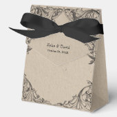 Viktorianisches Bat bis zum Tod Black & Tan Hochze Geschenkschachtel (Vorderseite)