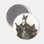 Viktorianisches Bat - Magnet #1 (Vorderseite/Rückseite)