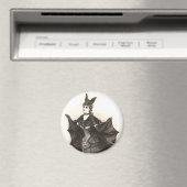 Viktorianisches Bat - Magnet #1 (In Situ (Geschirrspüler))