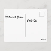 viktorianisches Baumhaus Postkarte (Rückseite)