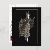 Viktorianisches Bett - Postkarte Nr. 2 (Vorne/Hinten)