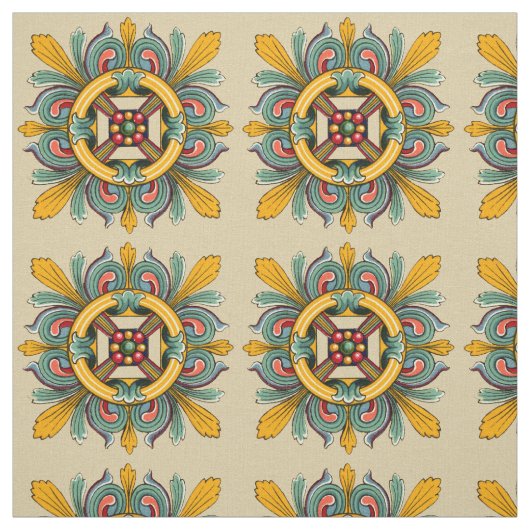Viktorianisches Bienenwachs-Design Stoff (Muster)