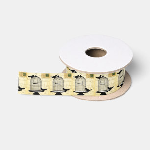 Viktorianisches Birdcage Satin Ribbon, 2 Yard Spoo Satinband