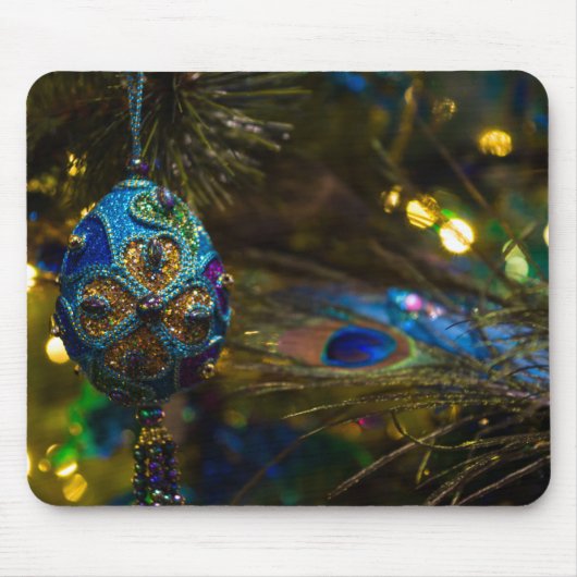 Viktorianisches Blau Mousepad (Vorne)