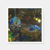 Viktorianisches Blau Serviette (Vorderseite)