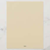Viktorianisches Blumen- und Rahmen-Schreibpapier Briefbogen (Rückseite)