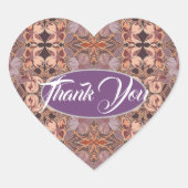 Viktorianisches Blumendesign Anpassbare Aufkleber (Vorderseite)