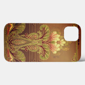 Viktorianisches Blumenfriedel, elegante Blume Juge Case-Mate iPhone Hülle (Rückseite (Horizontal))