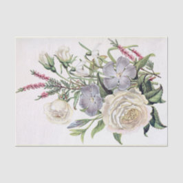 Viktorianisches Blumenmuster Druckpapier Seidenpapier