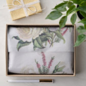 Viktorianisches Blumenmuster Druckpapier Seidenpapier (Geschenk)