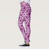 viktorianisches Blumenmuster Leggings (Links)