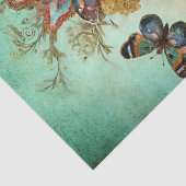 Viktorianisches Blumenportrait Antique Decoupage R Seidenpapier (Detail)