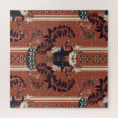 Viktorianisches Blumenstrauß: Verziertes Vintages Puzzle (Horizontal)