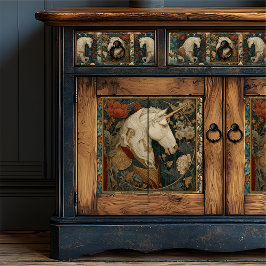 Viktorianisches botanisches William Morris Style E Seidenpapier