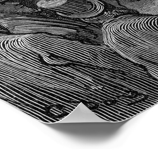 Viktorianisches Boxmatch Poster (Ecke)