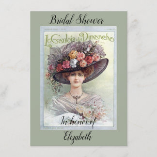 Viktorianisches Brautparty Einladung