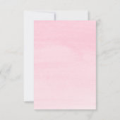 Viktorianisches Brautparty in Rosa Mitteilungskarte (Rückseite)