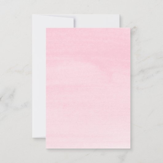 Viktorianisches Brautparty in Rosa Mitteilungskarte (Rückseite)