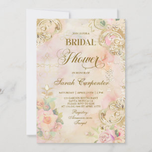 Viktorianisches Brautparty Mädchen Vintage Einladu Einladung