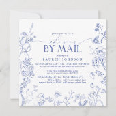 Viktorianisches Brautparty-Mail für Französisch Bl Einladung (Vorderseite)