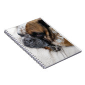 Viktorianisches Bulldog-Foto 9x6 Notizblock (Rechte Seite)