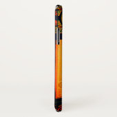 Viktorianisches Buntglas, schwarz Case-Mate iPhone Hülle (Hinten/Rechts)