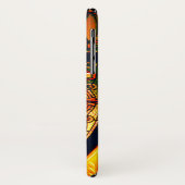 Viktorianisches Buntglas, schwarz Case-Mate iPhone Hülle (Hinten/Links)