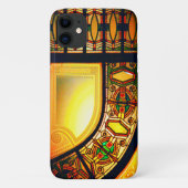 Viktorianisches Buntglas sieht elegant aus Case-Mate iPhone Hülle (Rückseite)