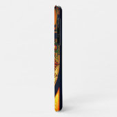 Viktorianisches Buntglas sieht elegant aus Case-Mate iPhone Hülle (Hinten/Links)