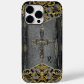 Viktorianisches Cross Monogramm Case-Mate iPhone Hülle (Rückseite)