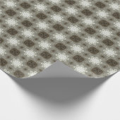 Viktorianisches Crosshatch Weihnachten: Textildesi Geschenkpapier (Ecke)