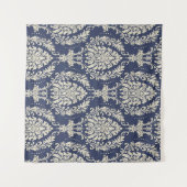 Viktorianisches Damask Wallpaper-Vintages Muster Wandteppich (Vorderseite (Horizontal))
