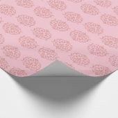 Viktorianisches Damastmuster Geschenkpapier (Ecke)