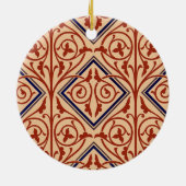 Viktorianisches Design #1 bei VictoriaShaylee Keramik Ornament (Hinten)