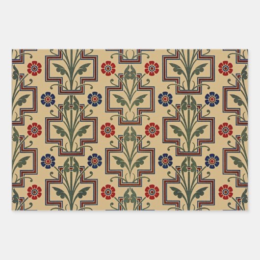 Viktorianisches Design #3 @ Susiejayne Geschenkpapier Set (Vorderseite)