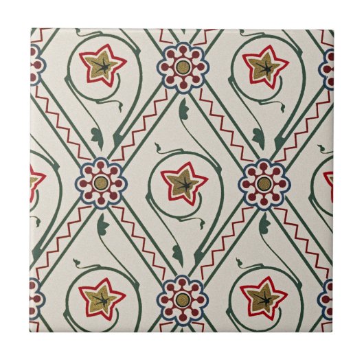 Viktorianisches Design #3 @ VictoriaShaylee Fliese (Vorderseite)