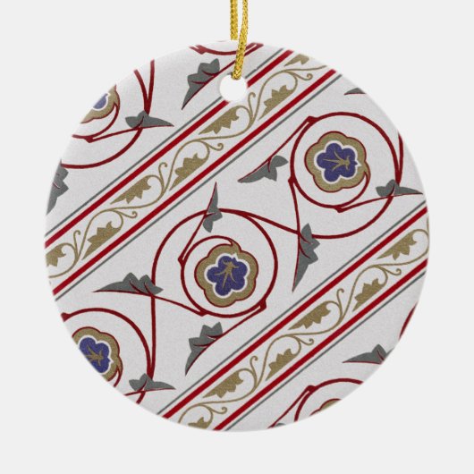 Viktorianisches Design #7 bei VictoriaShaylee Keramik Ornament (Vorne)