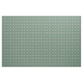 Viktorianisches Design Grün und Elfenbeingewebe Stoff (Yard (91,4 cm))