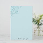 Viktorianisches Eckmotiv-Briefpapier Briefpapier (Stehend Vorderseite)