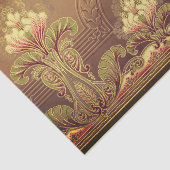 Viktorianisches elegantes Blumenfries Seidenpapier (Ausschnitt)