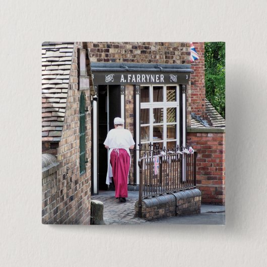 VIKTORIANISCHES ENGLAND BUTTON (Vorderseite)