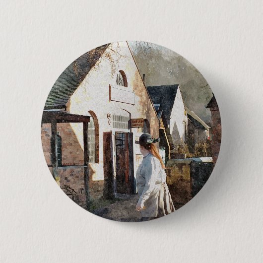 VIKTORIANISCHES ENGLAND BUTTON (Vorderseite)