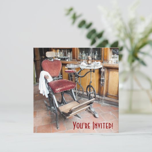 VIKTORIANISCHES ENGLAND EINLADUNG (Stehend Vorderseite)