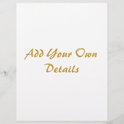 VIKTORIANISCHES ENGLAND FLYER (Hinten)